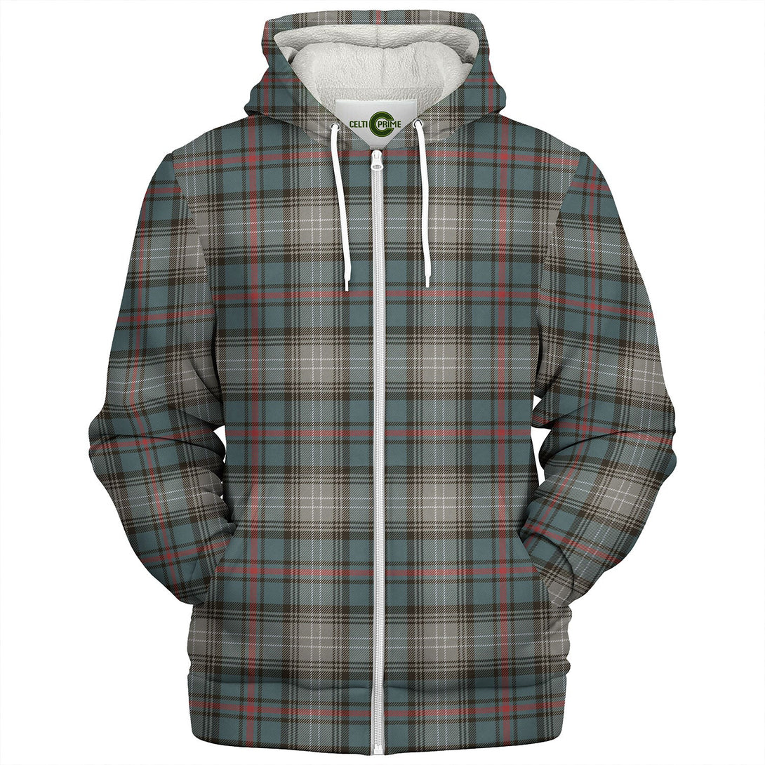 Urquhart 2 Weathered Tartan Sherpa Hoodie