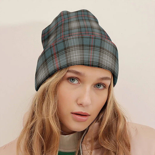 Urquhart 2 Weathered Tartan Knitted Beanie