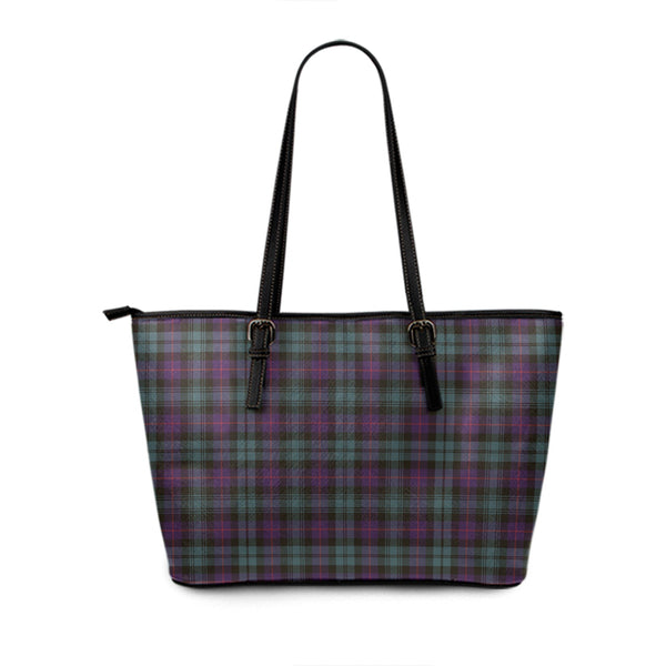 Urquhart (Smibert) Weathered Tartan Leather Tote Bag