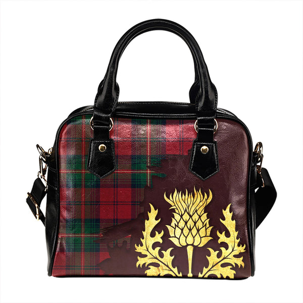 Waddell 2 (Fife) Greg Modern Tartan Shoulder Handbag Thistle Oldest Style