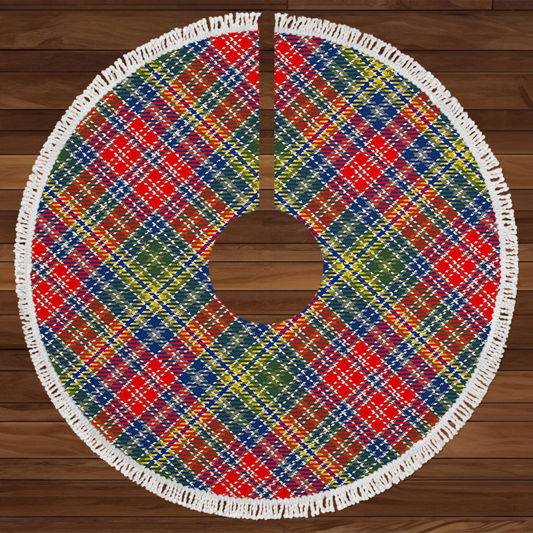 Waggrall Modern Tartan Christmas Tree Skirt