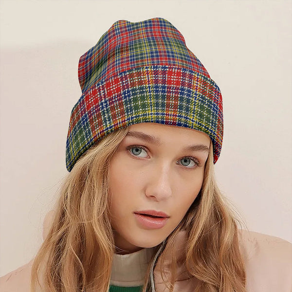 Waggrall Modern Tartan Knitted Beanie