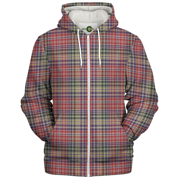 Waggrall Weathered Tartan Sherpa Hoodie