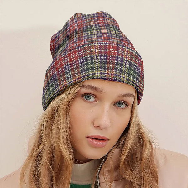 Waggrall Weathered Tartan Knitted Beanie