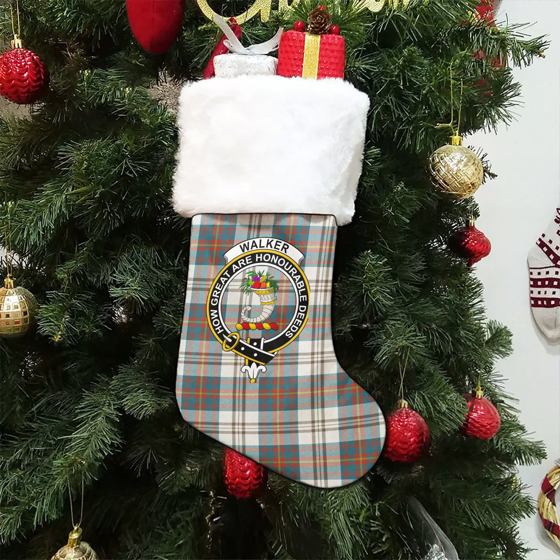 Walker Dress Ancient Clan Badge Tartan Christmas Stocking