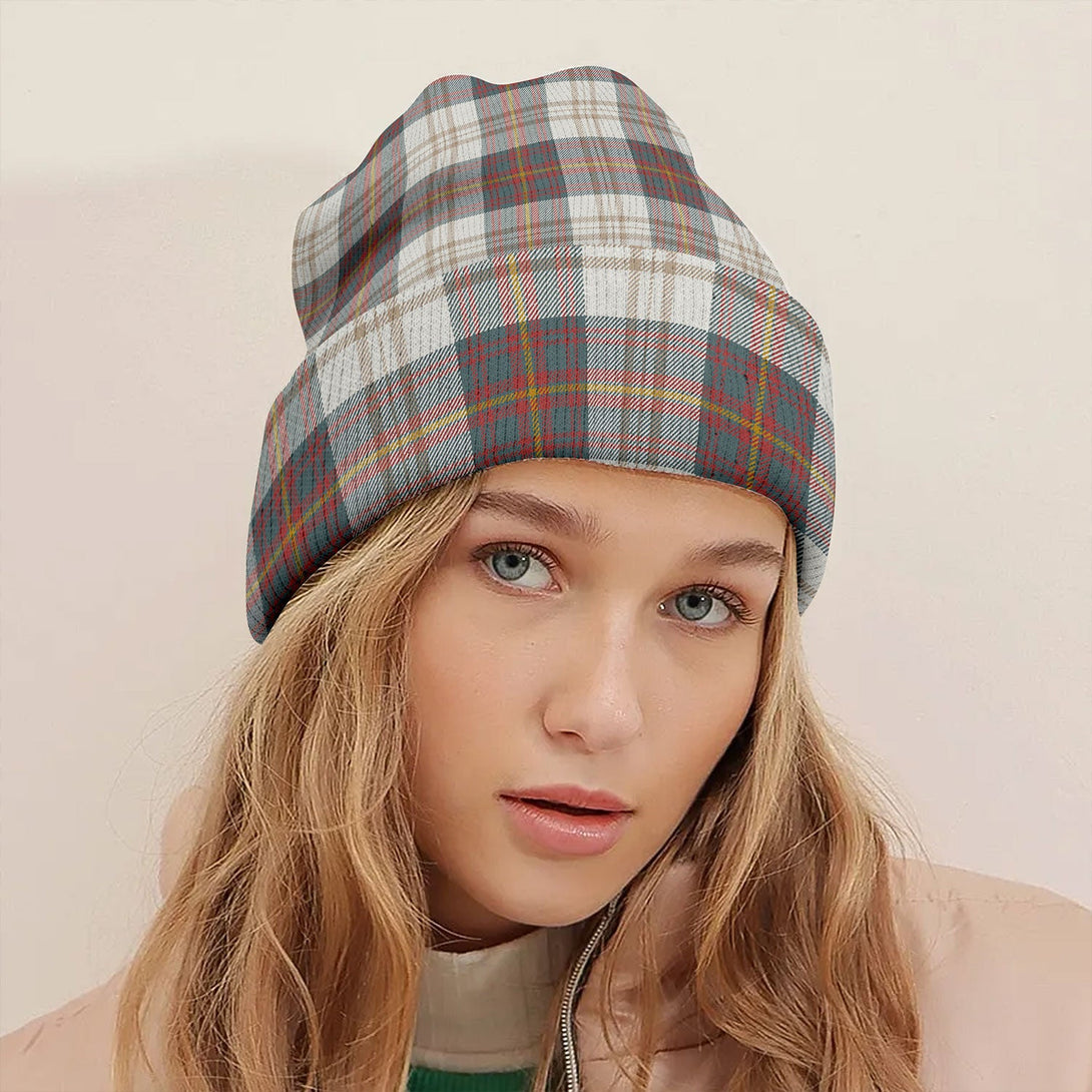 Walker Dress Weathered Tartan Knitted Beanie