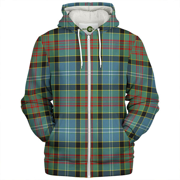 Walkinshaw Clan Badge Tartan Sherpa Hoodie