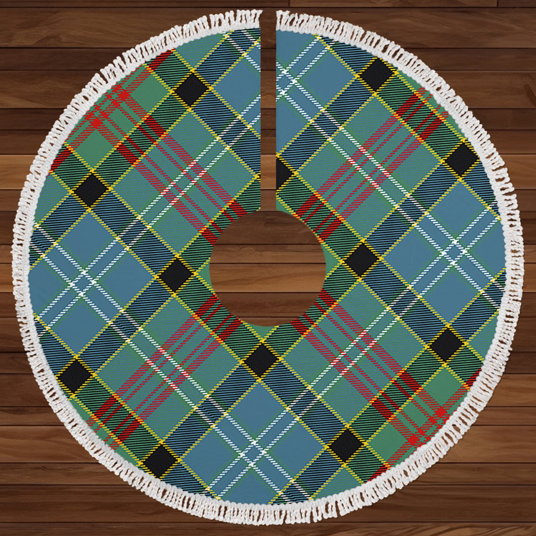 Walkinshaw Clan Badge Tartan Christmas Tree Skirt