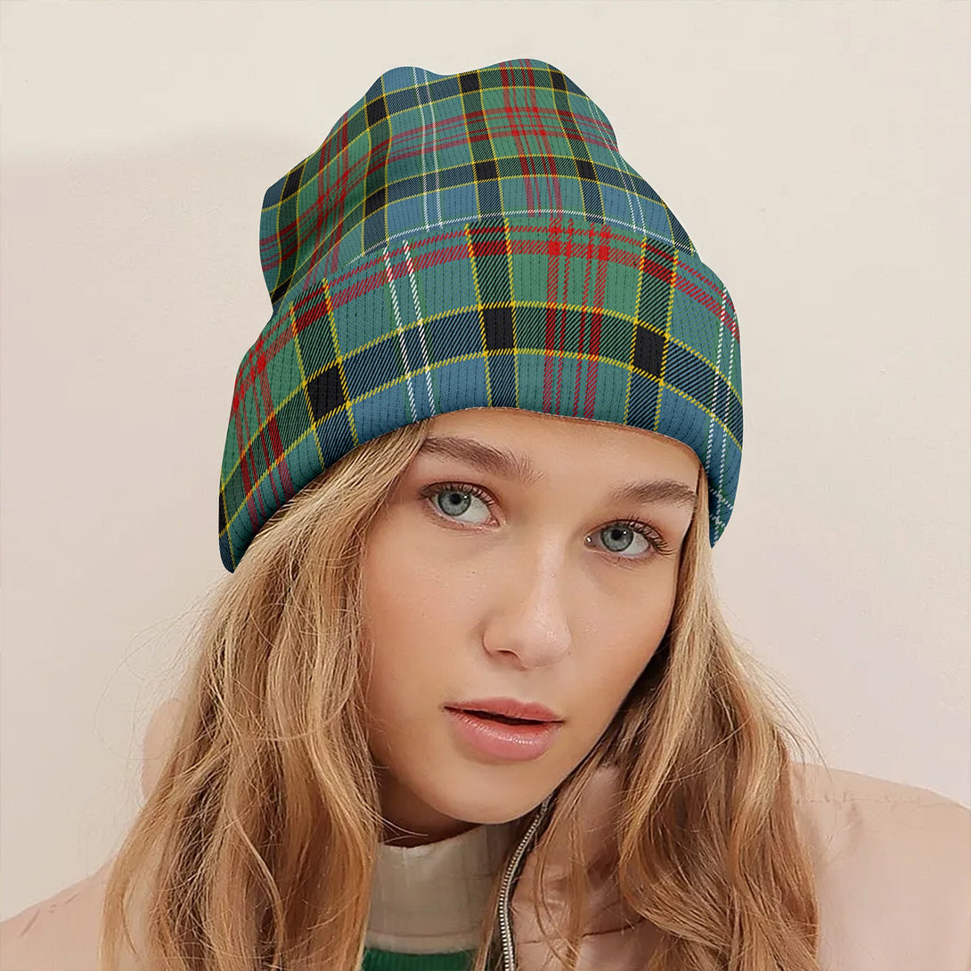 Walkinshaw Clan Badge Tartan Knitted Beanie