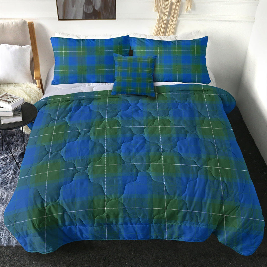 Wallace Blue (Wallas Blue) Ancient Tartan Comforter