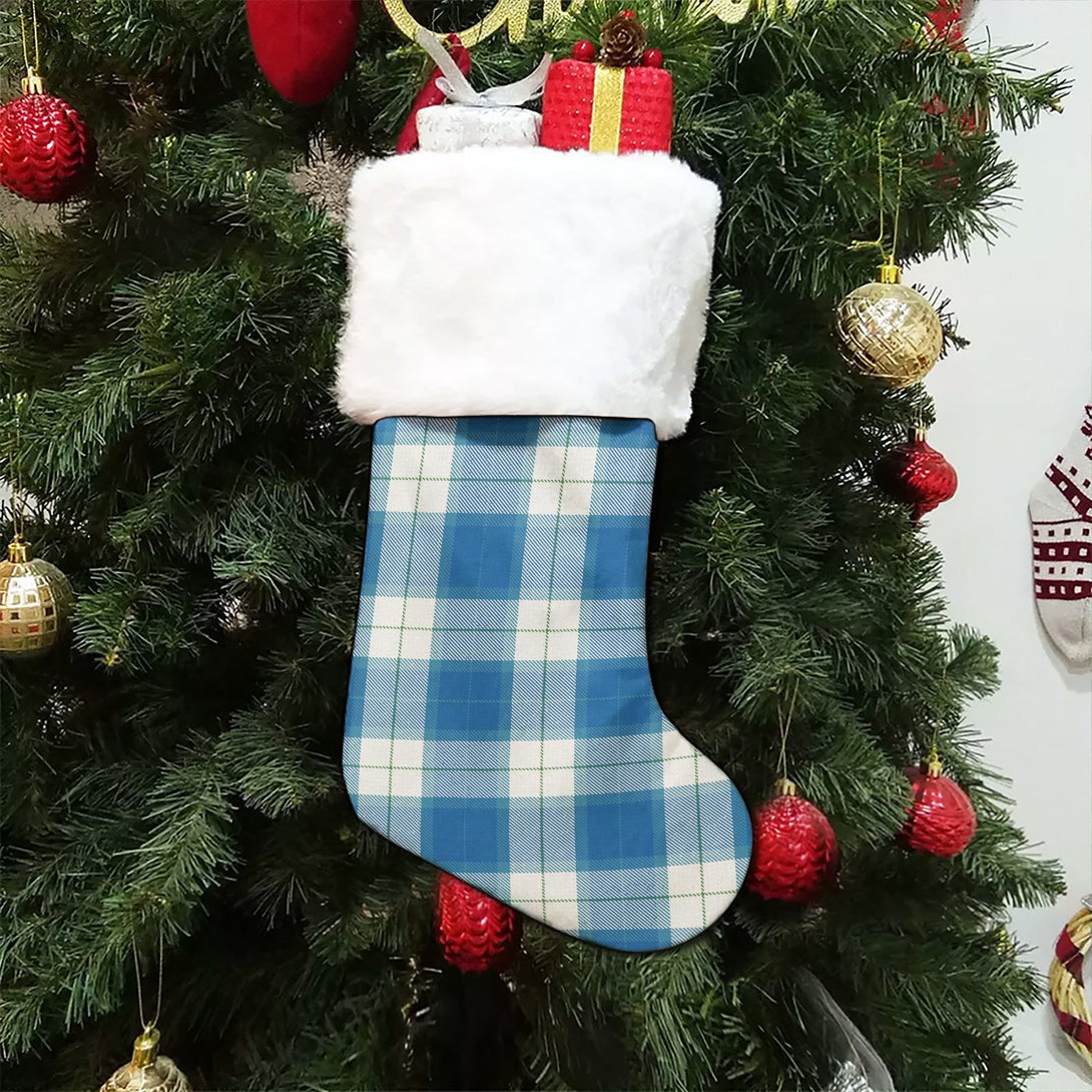 Wallace Dress Blue (Wallas Dress Blue) Ancient Tartan Christmas Stocking