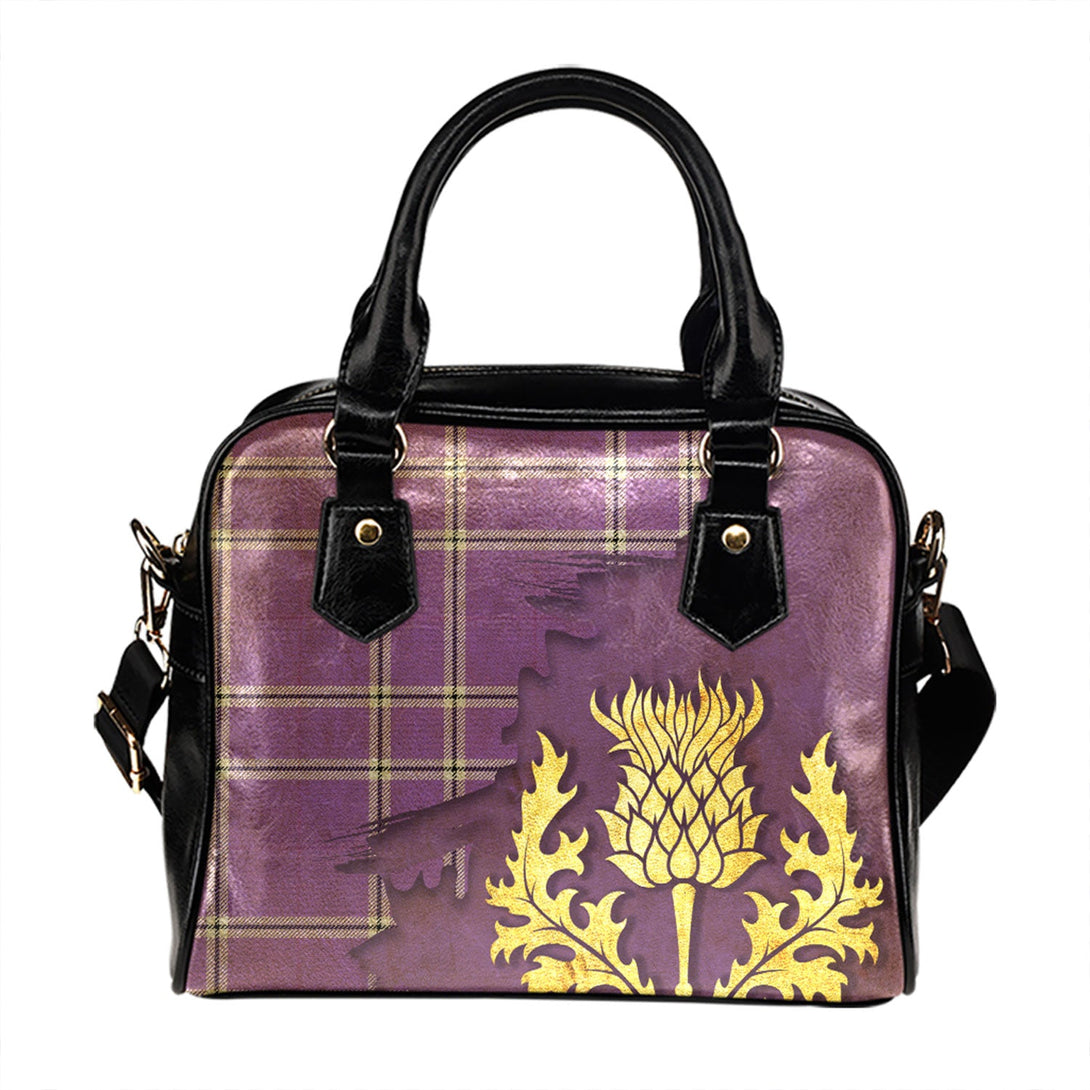 Wallace High School (Wallas High School) Ancient Tartan Shoulder Handbag Thistle Oldest Style