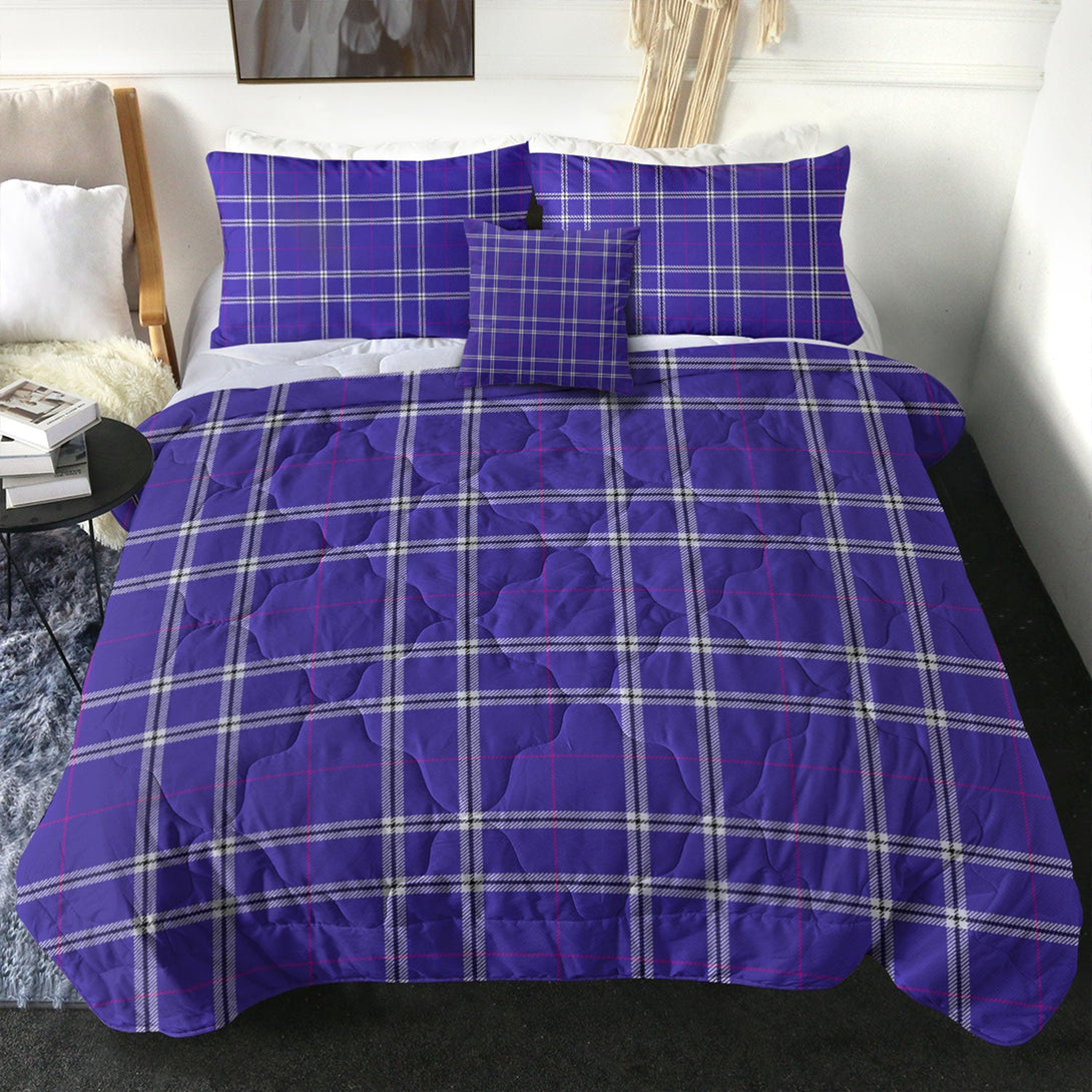 Wallace High School (Wallas High School) Modern Tartan Comforter