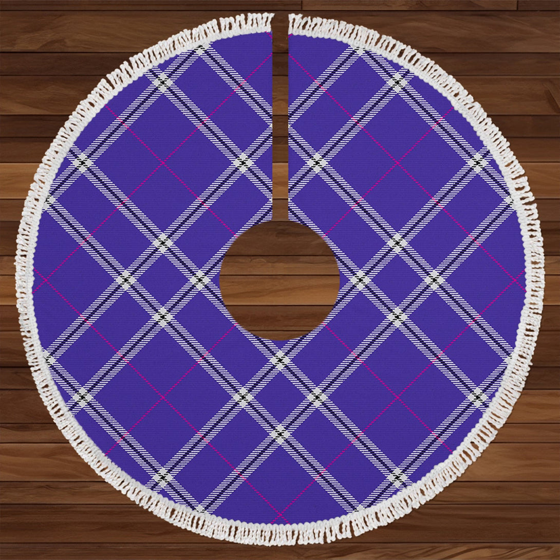 Wallace High School (Wallas High School) Modern Tartan Christmas Tree Skirt