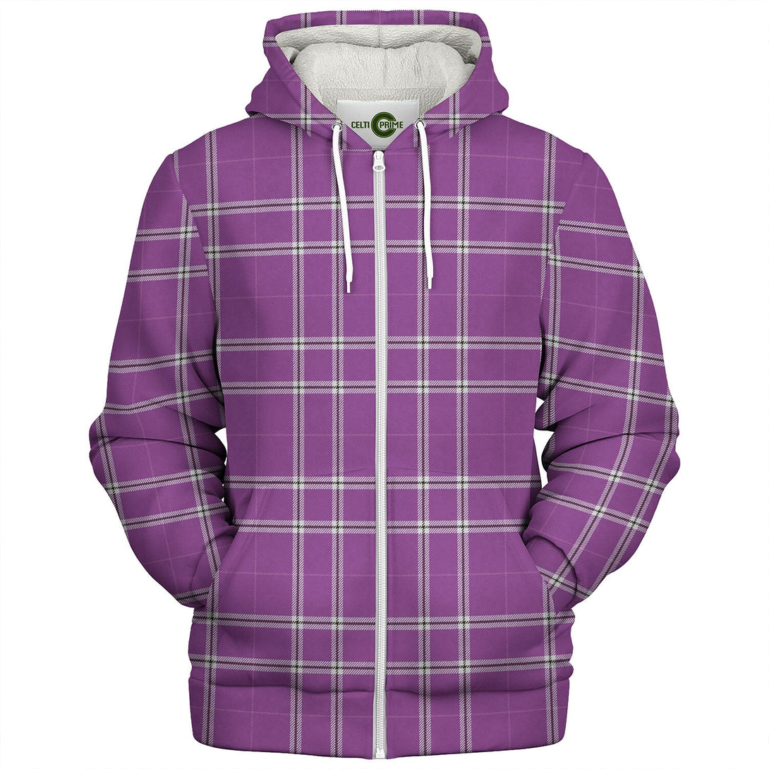 Wallace High School (Wallas High School) Weathered Tartan Sherpa Hoodie