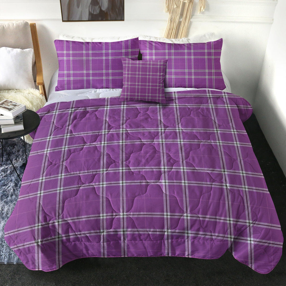 Wallace High School (Wallas High School) Weathered Tartan Comforter