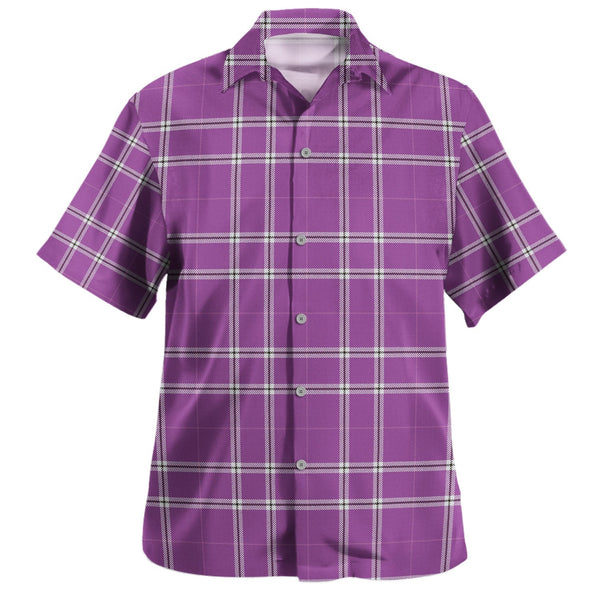 Wallace High School (Wallas High School) Weathered Tartan Hawaiian Shirt