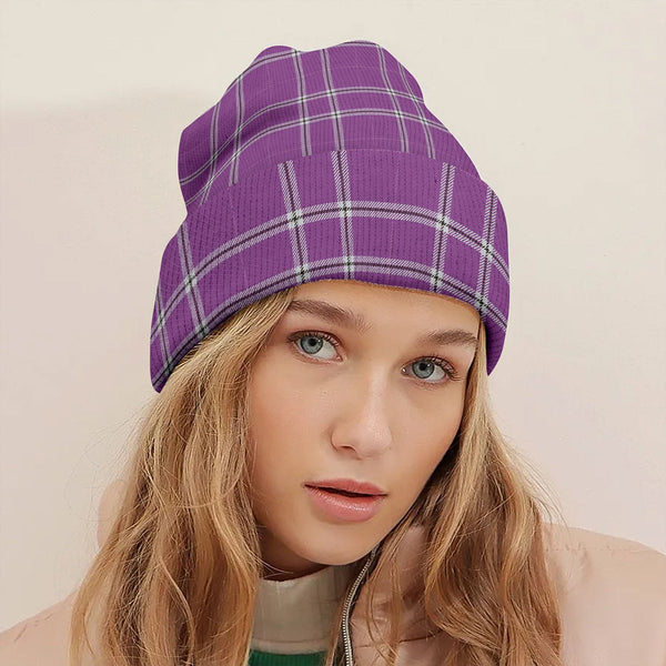 Wallace High School (Wallas High School) Weathered Tartan Knitted Beanie