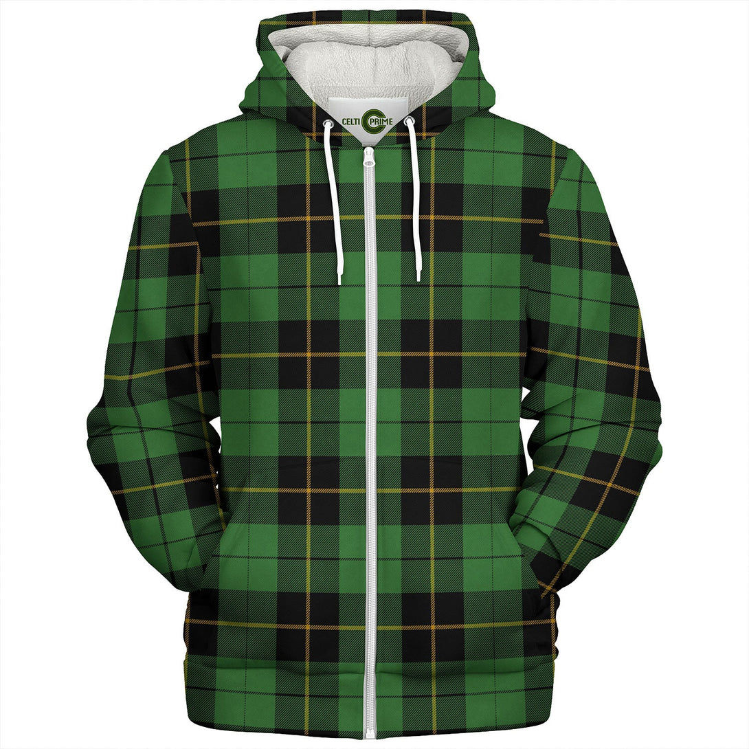 Wallace Hunting (Wallas Hunting) Ancient Tartan Sherpa Hoodie