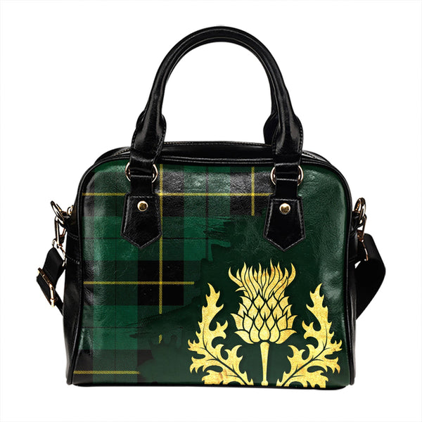 Wallace Hunting (Wallas Hunting) Modern Tartan Shoulder Handbag Thistle Oldest Style