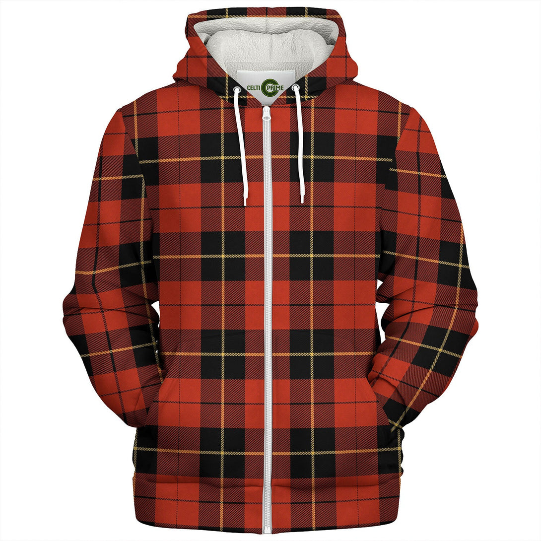 Wallace (Wallas) Ancient Tartan Sherpa Hoodie