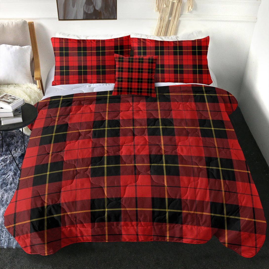 Wallace (Wallas) Modern Clan Badge Tartan Comforter