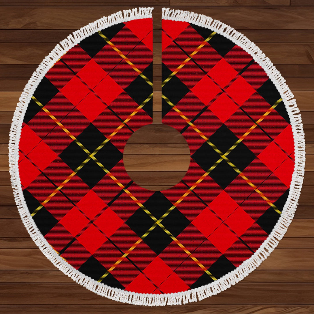 Wallace (Wallas) Modern Tartan Christmas Tree Skirt