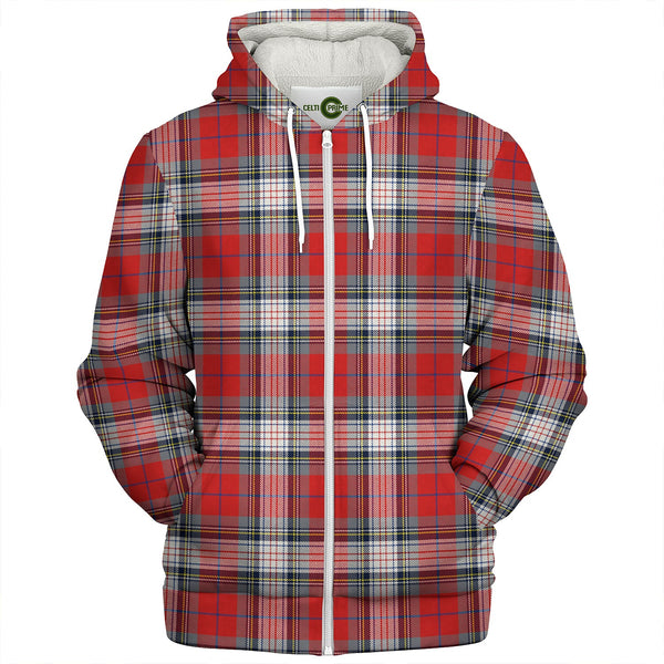 Warden Modern Clan Badge Tartan Sherpa Hoodie