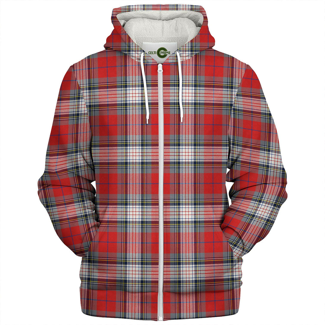 Warden Modern Tartan Sherpa Hoodie