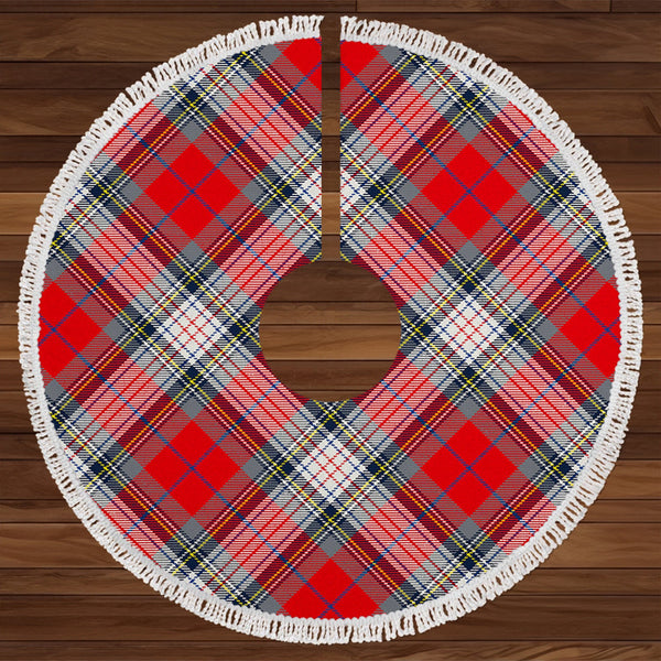 Warden Modern Tartan Christmas Tree Skirt