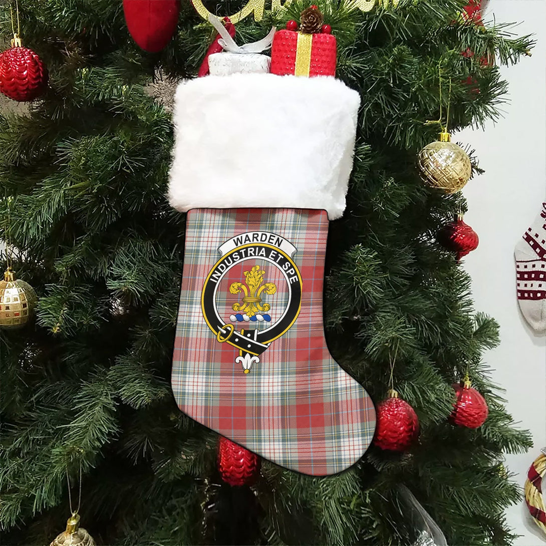 Warden Weathered Clan Badge Tartan Christmas Stocking