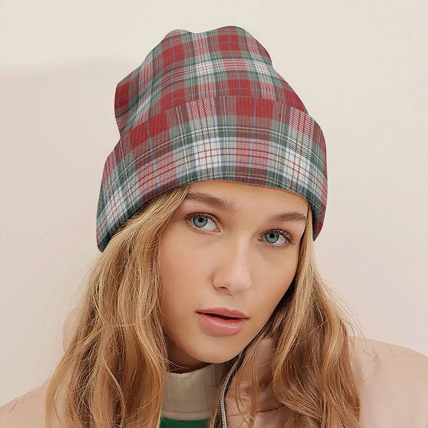 Warden Weathered Tartan Knitted Beanie