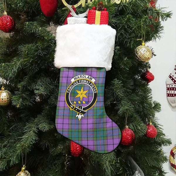 Wardlaw Ancient Clan Badge Tartan Christmas Stocking