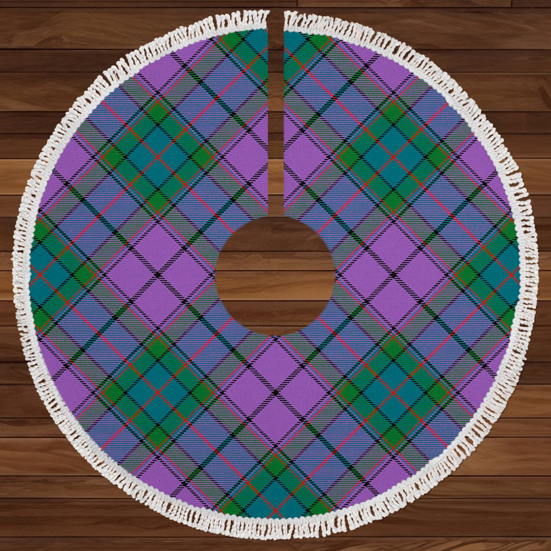 Wardlaw Ancient Clan Badge Tartan Christmas Tree Skirt