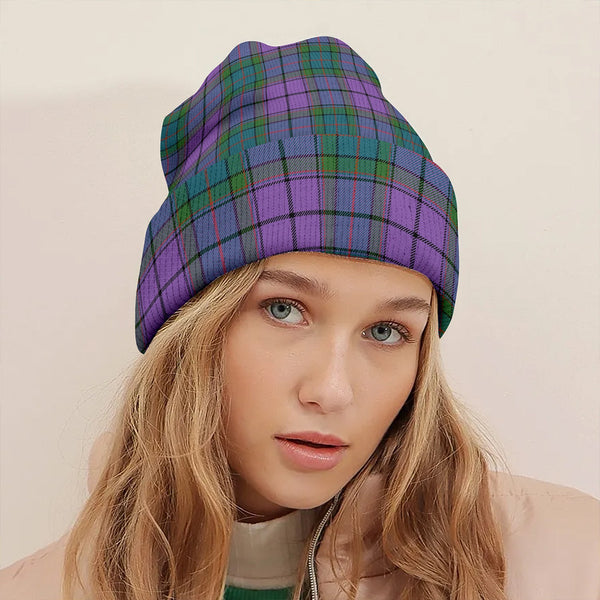 Wardlaw Ancient Clan Badge Tartan Knitted Beanie