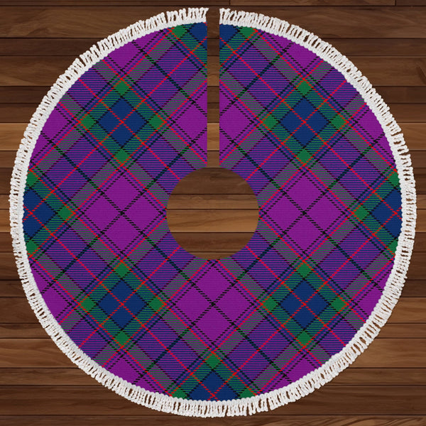 Wardlaw Modern Clan Badge Tartan Christmas Tree Skirt