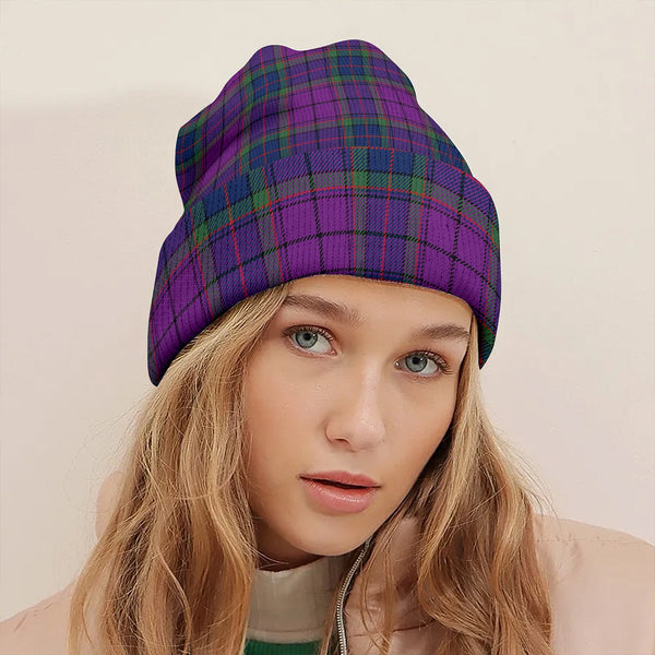 Wardlaw Modern Clan Badge Tartan Knitted Beanie