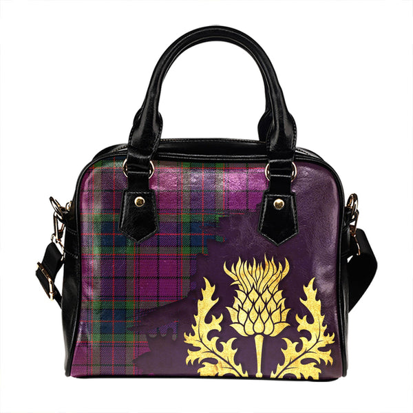 Wardlaw Modern Tartan Shoulder Handbag Thistle Oldest Style