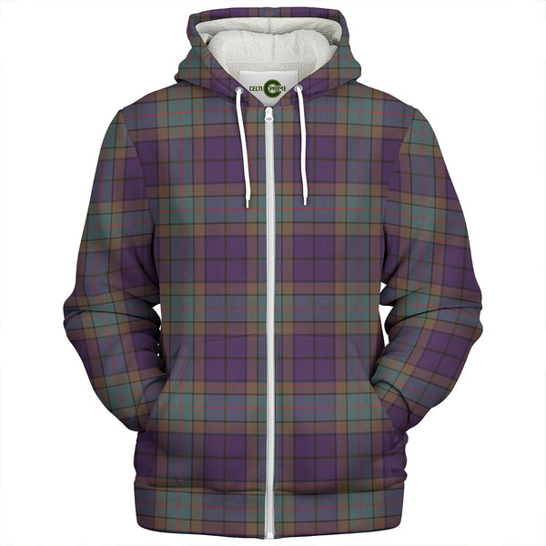 Wardlaw Weathered Clan Badge Tartan Sherpa Hoodie