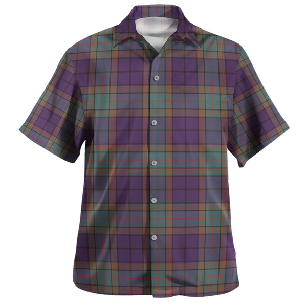 Wardlaw Weathered Clan Badge Tartan Hawaiian Shirt