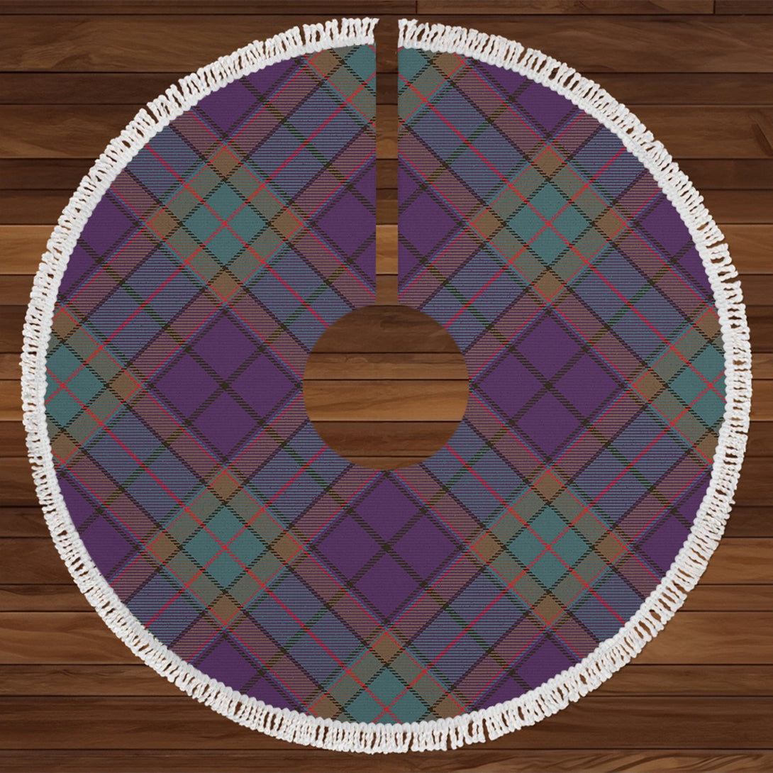 Wardlaw Weathered Tartan Christmas Tree Skirt