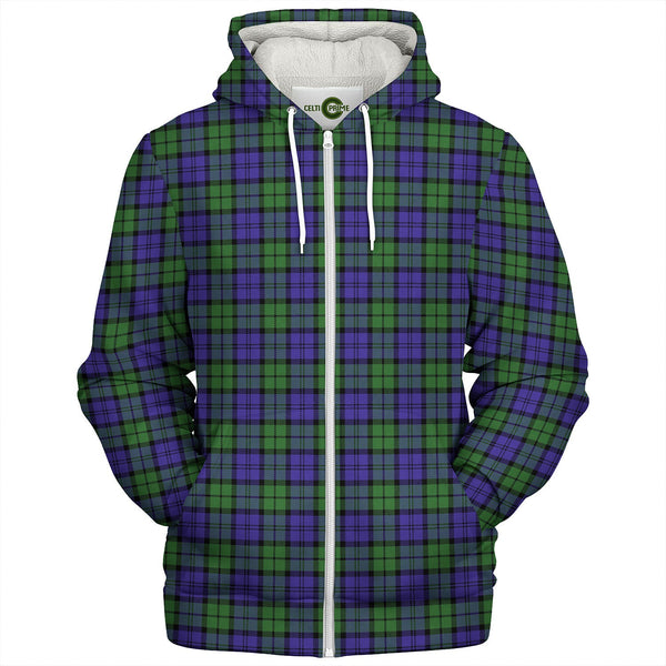 Wartley Hunting Modern Tartan Sherpa Hoodie