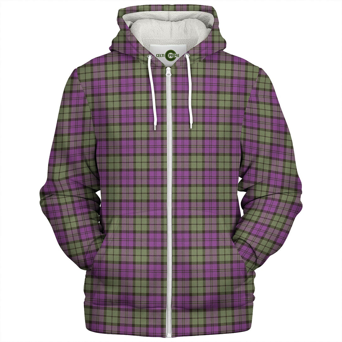 Wartley Hunting Weathered Tartan Sherpa Hoodie