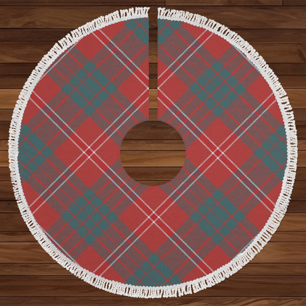 Wasko Weathered Tartan Christmas Tree Skirt