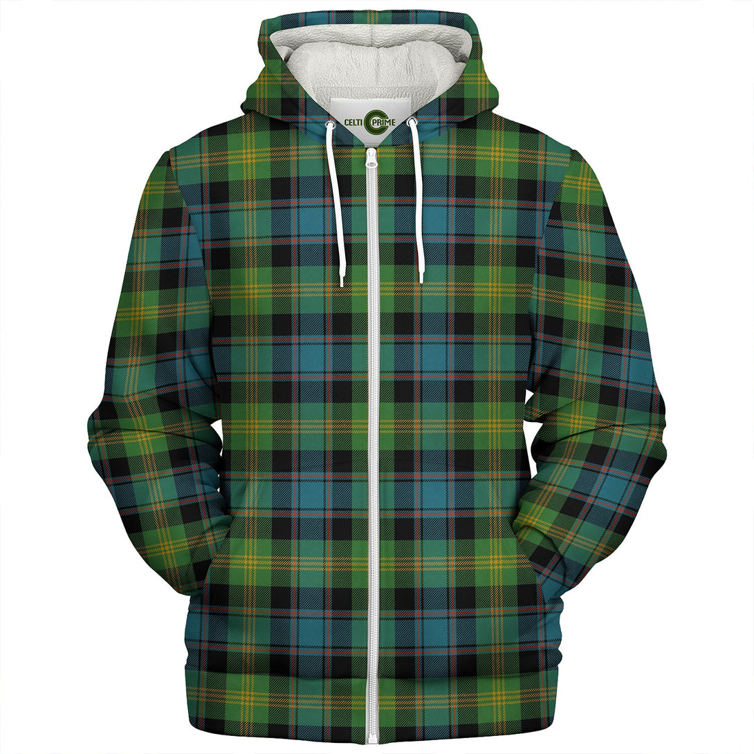 Watson (Wate Watt) Ancient Clan Badge Tartan Sherpa Hoodie