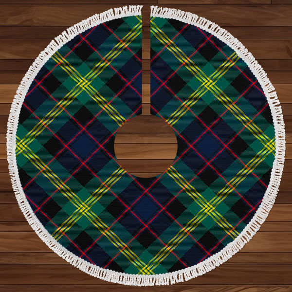 Watson (Wate Watt) Modern Clan Badge Tartan Christmas Tree Skirt