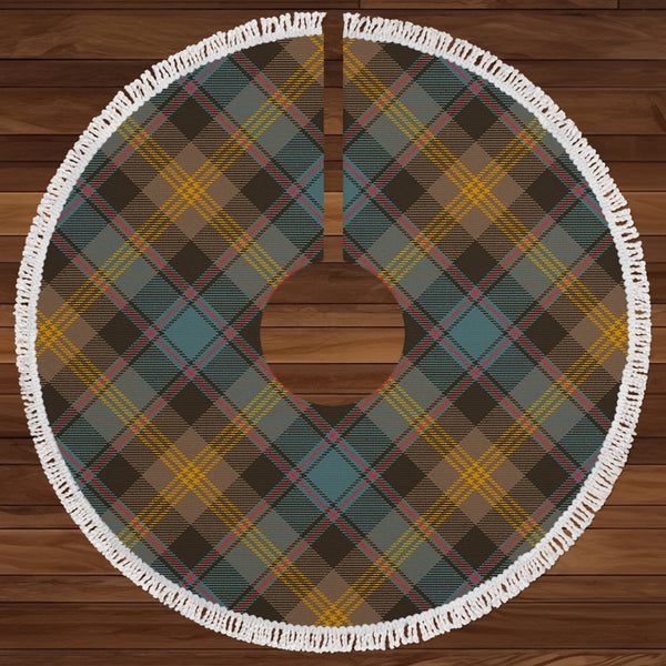 Watson (Wate Watt) Weathered Clan Badge Tartan Christmas Tree Skirt