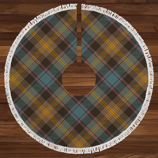 Watson (Wate Watt) Weathered Tartan Christmas Tree Skirt