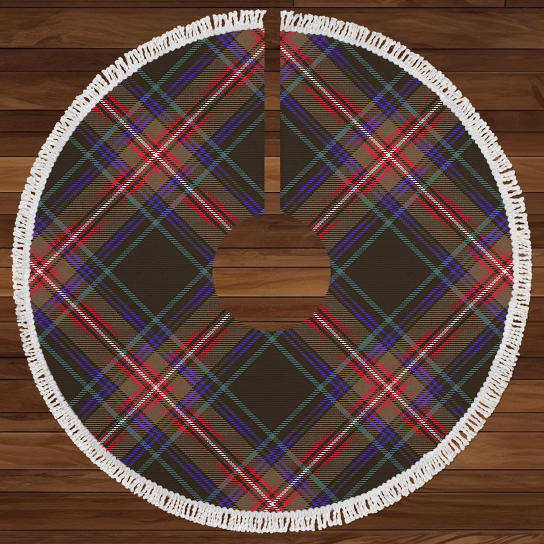 Watt (Wate) Weathered Clan Badge Tartan Christmas Tree Skirt