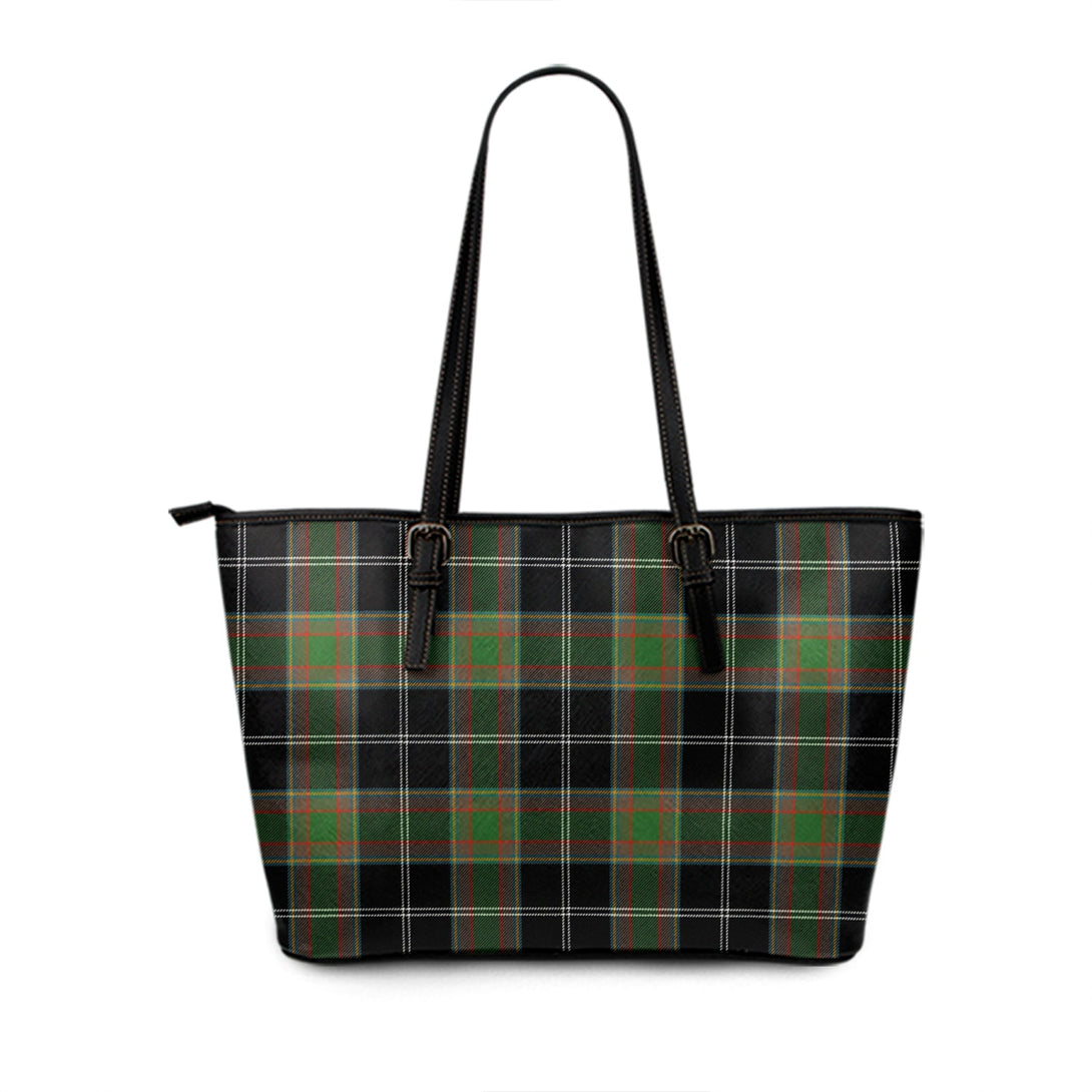 Webster Ancient Tartan Leather Tote Bag